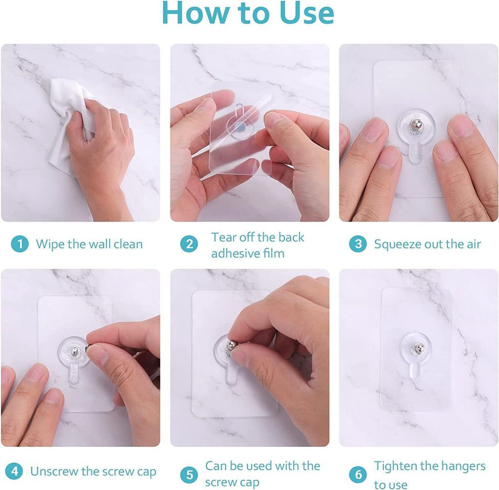 Self Adhesive Nail Hook(20 pcs)